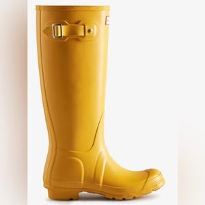 Hunter Womens Rain Boots - Size 9 yellow